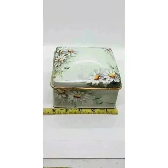 Antique Limoges Large Trinket Jewelry Box PL France Hand Painted Daisy Vintage - Picture 7 of 10